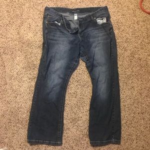 Maurice’s jeans, curvy